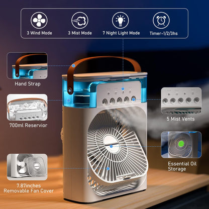 TrendCart™ Powerful Rechargeable table Fan