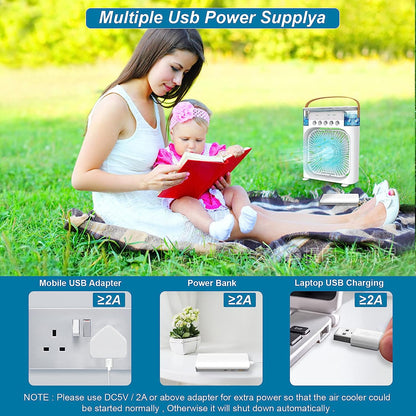 TrendCart™ Powerful Rechargeable table Fan