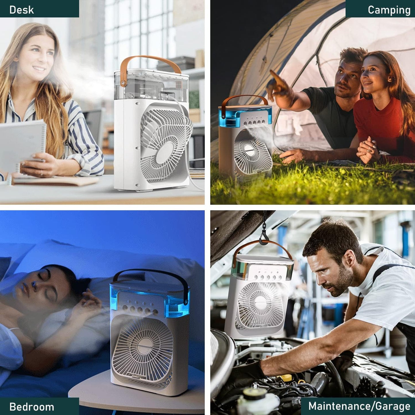 TrendCart™ Powerful Rechargeable table Fan