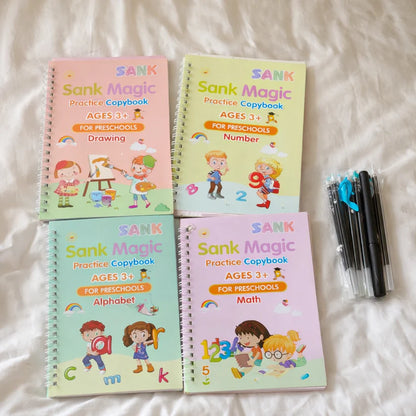 TrendCart™ SANK Magic Practice Copybook  Fun Learning for Little Writers new