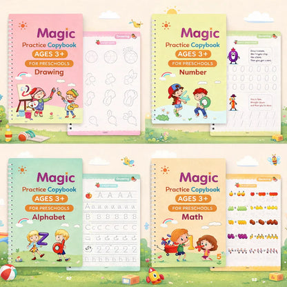 TrendCart™ SANK Magic Practice Copybook  Fun Learning for Little Writers new