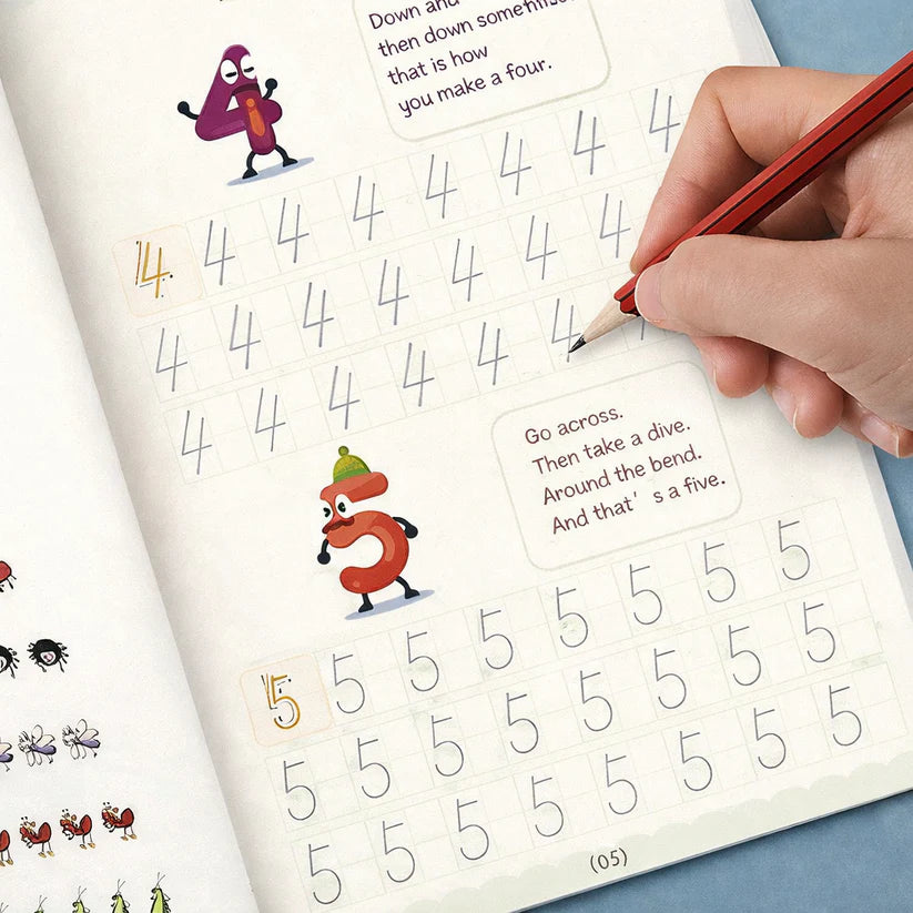 TrendCart™ SANK Magic Practice Copybook  Fun Learning for Little Writers new